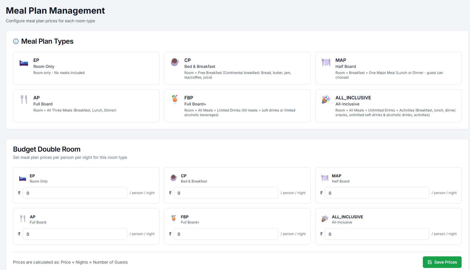 Meal Plan Management